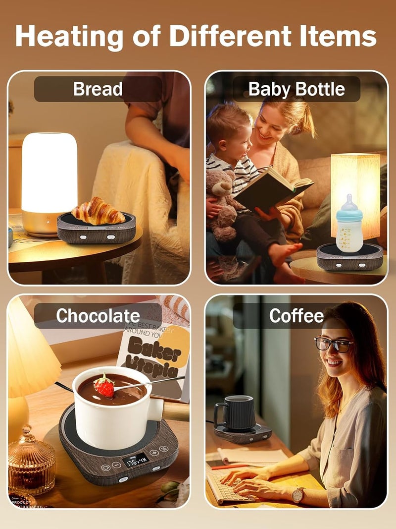 PUSEE Candle Mug Warmer Electric,Auto On/Off Gravity-Induction Coffee Mug Warmer with 9 Temp Settings,1-9 Timer Candle Melter Warmer Beverage Coffee Warmer Practical Portable Warmer for Home & Office - Image 5